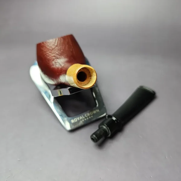 MBSD Briars by Piero Vitale Sandblasted Author w/ Olivewood Briar Pipe, New - Image 11