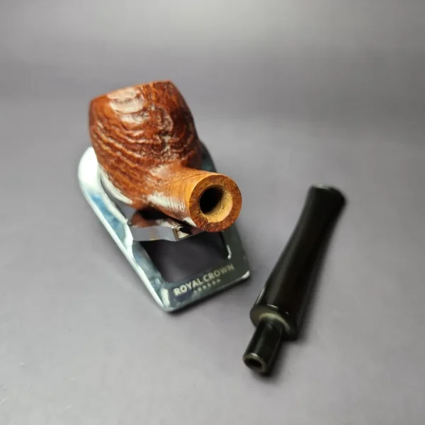 Rossi (Pre-Savinelli?) 103 Sandblasted Apple Estate Briar Pipe, Italian Estates - Image 11