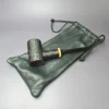 Adam Remington Partially Sandblasted Poker w/Boxwood Estate Briar Pipe, Unsmoked - Image 11