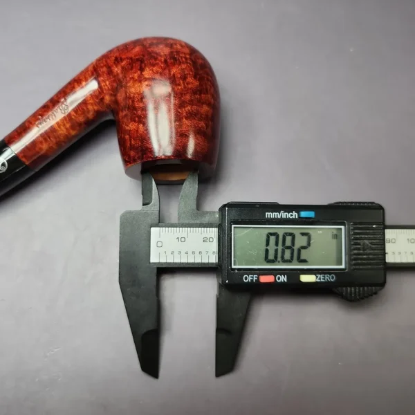 Rattray's Marlin 2 Smooth Bent Billiard Estate Briar Pipe, Unsmoked, 9mm - Image 11