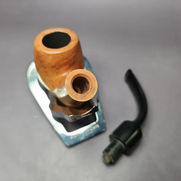 Michel Smooth Bent Billiard Estate Briar Pipe, Unsmoked - Image 11