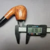 Gigi Infinity Smooth Bent Billiard Estate Briar Pipe, Unsmoked, 9mm - Image 11