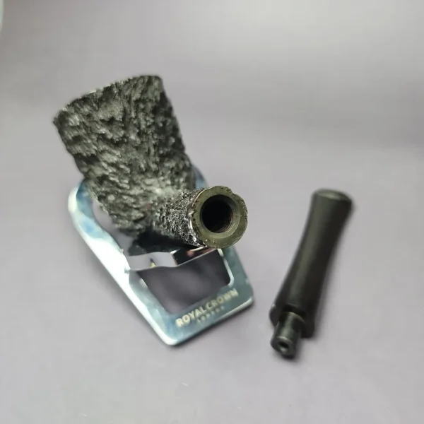 James Upshall Bark EXL Rusticated Dublin Estate Briar Pipe, Unsmoked - Image 11