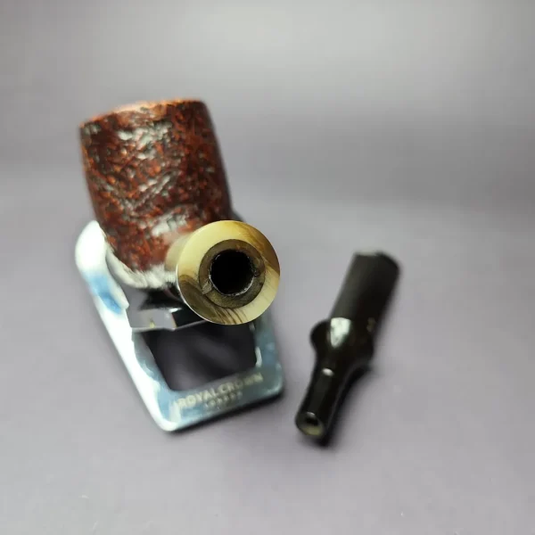 Savinelli Nonpareil 9111 Sandblasted Billiard Estate Briar Pipe, Italian Estates - Image 11