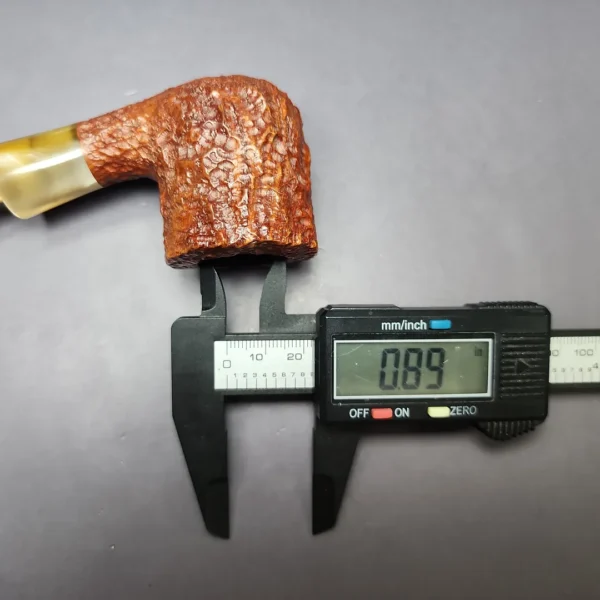 Savinelli Estella Non Pareil 9121 Rusticated Pot Estate Briar Pipe, Italian Estates - Image 11