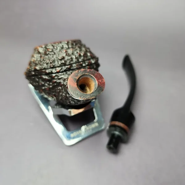 Becker (Paolo) Rusticated Squat Rhodesian Estate Briar Pipe, Italian Estates - Image 11