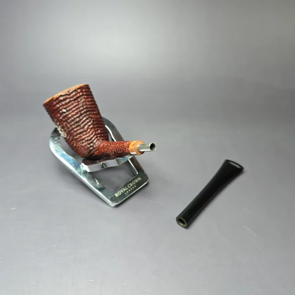 Walt Cannoy 10th Anniversary Cardinal House Munn E25 Handmade Briar Pipe, New - Image 11