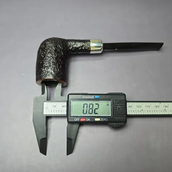 Becker & Musico 2000 Sandblasted Billiard w/ Silver Estate Briar Pipe, Italian Estates - Image 11
