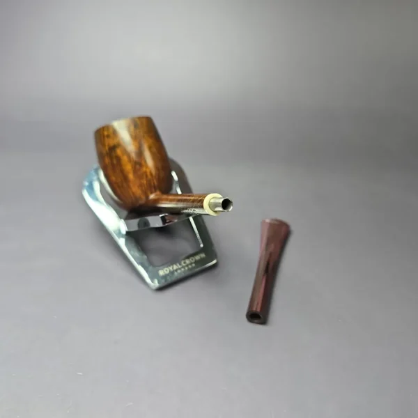Scottie Piersel Smooth Pencil Shank Billiard w/ Juma Estate Briar Pipe, Unsmoked - Image 12