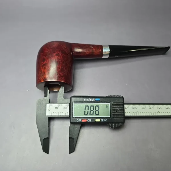 Ser Jacopo Magnum Smooth Billiard w/ Silver Estate Briar Pipe, Italian Estates - Image 12