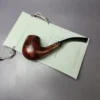 MBSD Briars by Piero Vitale Smooth Brandy w/ Zebrawood Briar Pipe, New - Image 12