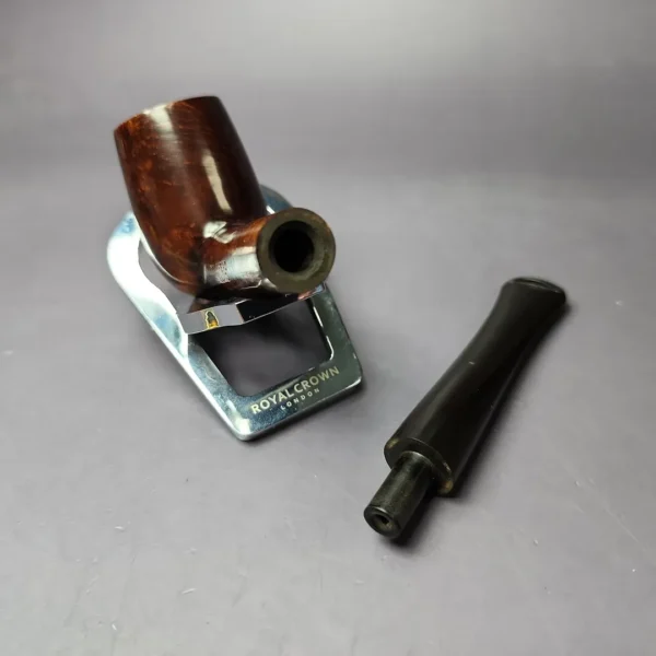 James Upshall Tilshead Group 5 Smooth Billiard Estate Briar Pipe, Unsmoked - Image 12