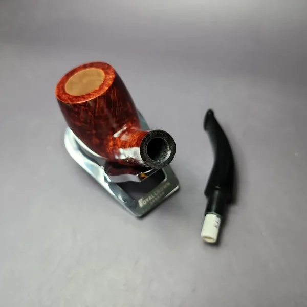 Rattray's Marlin 2 Smooth Bent Billiard Estate Briar Pipe, Unsmoked, 9mm - Image 12