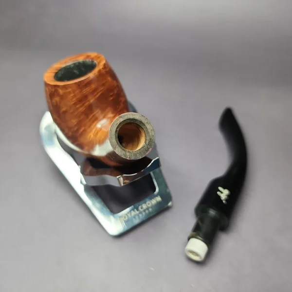Gigi Infinity Smooth Bent Billiard Estate Briar Pipe, Unsmoked, 9mm - Image 12