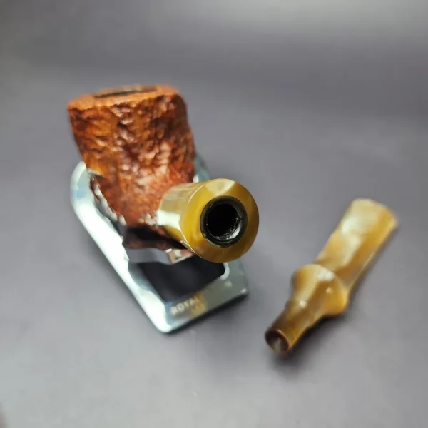 Savinelli Estella Non Pareil 9121 Rusticated Pot Estate Briar Pipe, Italian Estates - Image 12