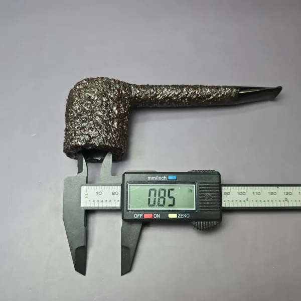 Castello Sea Rock Briar G 32 Rusticated Canadian Estate Briar Pipe, Unsmoked - Image 12