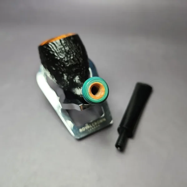 Sara Eltang by Tom Eltang Part Sandblasted Dublin Estate Briar Pipe, Unsmoked - Image 12
