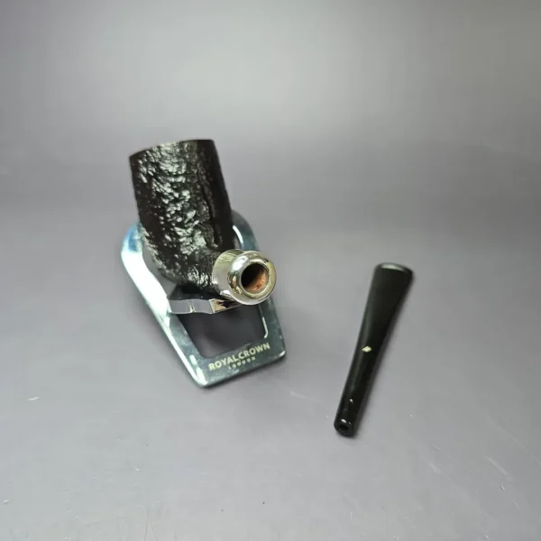 Becker & Musico 2000 Sandblasted Billiard w/ Silver Estate Briar Pipe, Italian Estates - Image 12