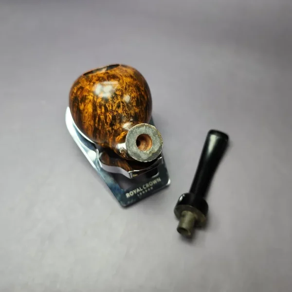 Mina Pipes Smooth Acorn Estate Briar Pipe, Unsmoked - Image 12