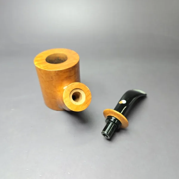 Cavicchi CCC Smooth Cherrywood Sitter Estate Briar Pipe, Italian Estates - Image 12