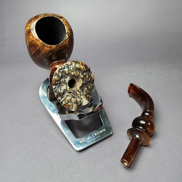 Sven Lar (Michael Kabik) Skulptur A Freehand Sitter Estate Briar Pipe, American Estates - Image 12