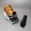 Ascorti Cool 2 Sandblasted Reverse Calabash Billiard Estate Briar Pipe, Unsmoked - Image 12