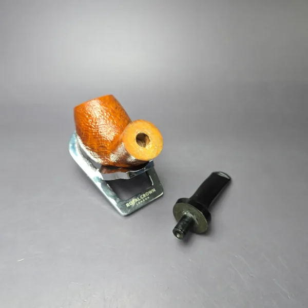 Memo Pipes Sandblasted Brandy Handmade Briar Pipe, New - Image 14