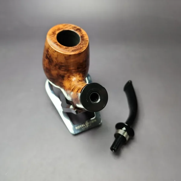 Nording A XL Smooth Bent Billiard w/ Silver Estate Briar Pipe, Unsmoked - Image 13