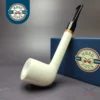 MBSD Meerschaum Deluxe Smooth XL Lovat Block Meerschaum Pipe, Briar-Mortise, New