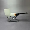 MBSD Meerschaum Deluxe Smooth Saddle Billiard Block Meerschaum Pipe, Briar-Mortise, New - Image 2