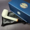 MBSD Meerschaum Deluxe Smooth XL Lovat Block Meerschaum Pipe, Briar-Mortise, New - Image 2