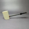 MBSD Meerschaum Deluxe Poker Translucent Block Meerschaum Pipe, New - Image 3