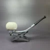 Falcon Chrome Dental with MBSD Meerschaum Block Meerschaum Bowl Pipe, New - Image 3