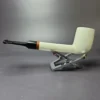 MBSD Meerschaum Deluxe Smooth XL Lovat Block Meerschaum Pipe, Briar-Mortise, New - Image 4