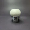 MBSD Meerschaum Silver Rustic Author Block Meerschaum Pipe, New - Image 5