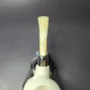 MBSD Meerschaum Silver Smooth Cobra Block Meerschaum Pipe, New - Image 6