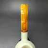 MBSD Meerschaum Deluxe Smooth Rhodesian Block Meerschaum Pipe, Briar-Mortise, New - Image 6