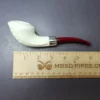 MBSD Meerschaum Silver Lattice Whale Block Meerschaum Pipe, New - Image 9