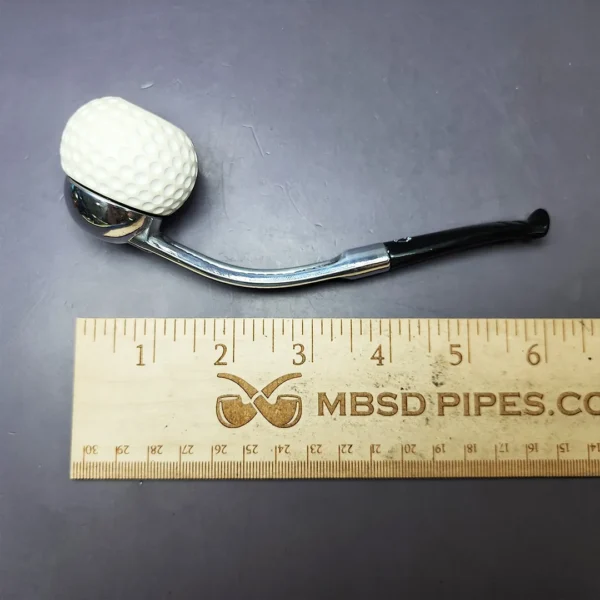 Falcon Chrome Dental with MBSD Meerschaum Block Meerschaum Bowl Pipe, New - Image 10