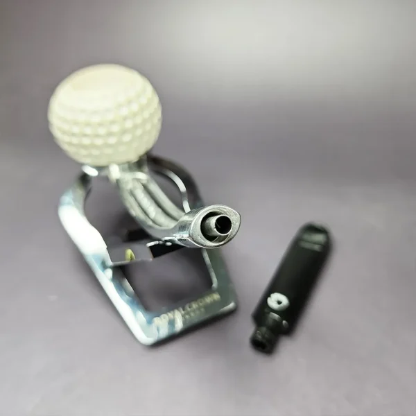 Falcon Chrome Dental with MBSD Meerschaum Block Meerschaum Bowl Pipe, New - Image 12