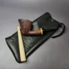Brandon Brooks Contrast Sandblasted Dublin w/ Maple Handmade Briar Pipe, New - Image 11
