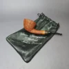 Lasse Skovgaard Sandblasted Dublin w/ Horn Estate Briar Pipe, Unsmoked - Image 2