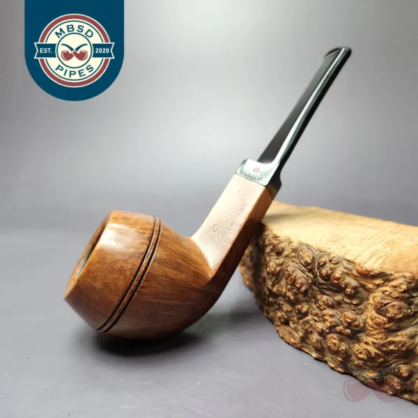 Dr Plumb (by GBD) Flat Grip 2006 Smooth Bulldog Estate Briar Pipe, English Estates