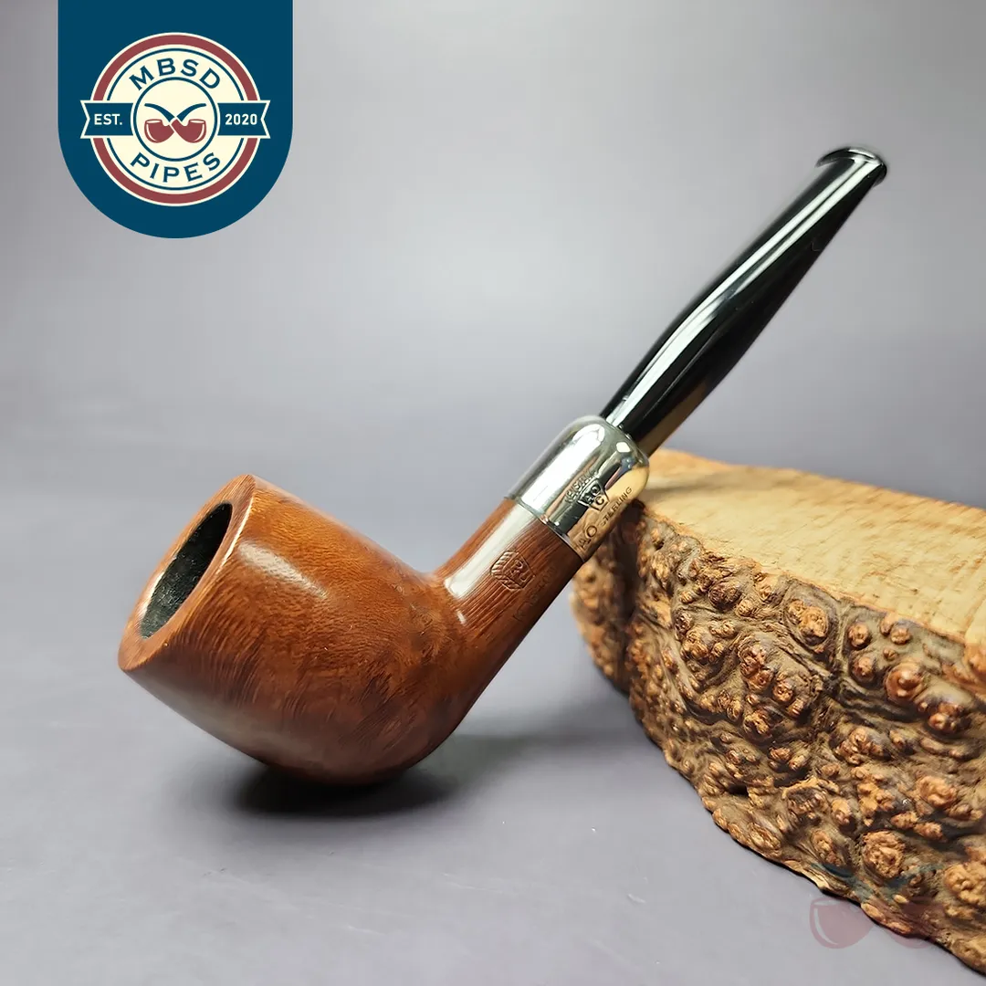 A. Oppenheimer & Co Keystone Smooth Billiard Estate Briar Pipe, English Estates