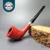 Ashton Claret XX Sandblasted Zulu w/ Silver Estate Briar Pipe, Unsmoked