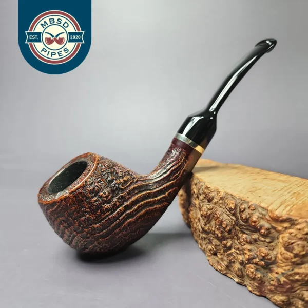 Vauen 5205 Sandblasted Brandy Estate Briar Pipe, German Estates, 9mm