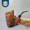 Dane Craft S Partially Sandblasted Freehand Estate Briar Pipe, American Estates