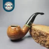 Peterson Emerald 03 Smooth Bent Apple Estate Briar Pipe, Irish Estates