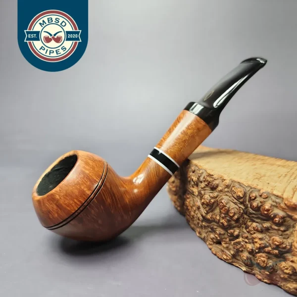 Brebbia Triade Smooth Rhodesian Estate Briar Pipe, Italian Estates