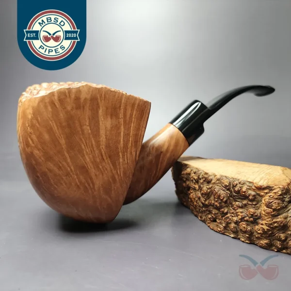 Mario Grandi Smooth Magnum Freehand Estate Briar Pipe, Italian Estates